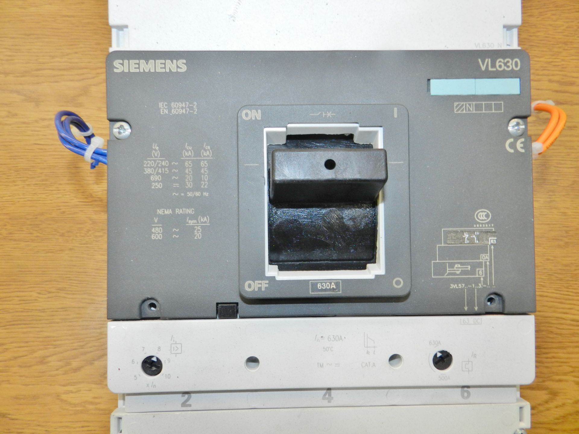 Lot of 10 Siemens Breakers (175A-800A) - Image 10 of 23