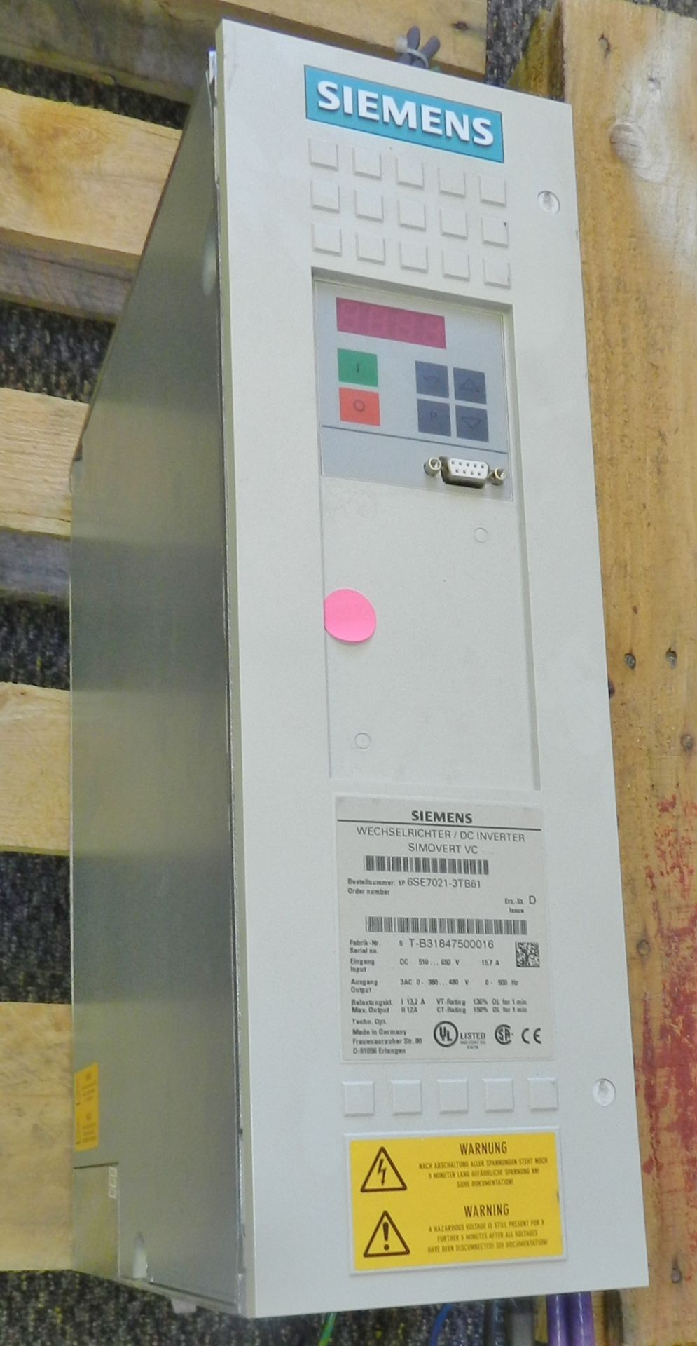 Siemens DC Inverter Simovert Drive