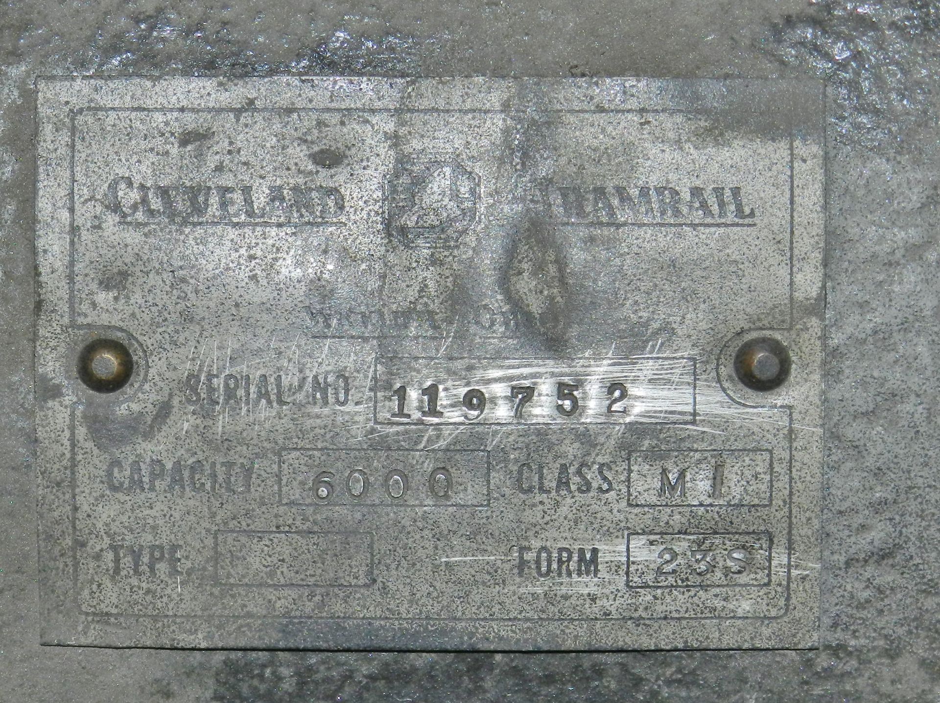 Cleveland Tramrail 3 Ton Cable Hoist - Image 4 of 4