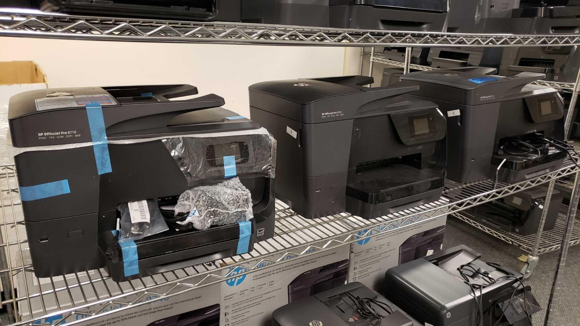 Lot of (3) HP Officejet Pro 8710 Printers