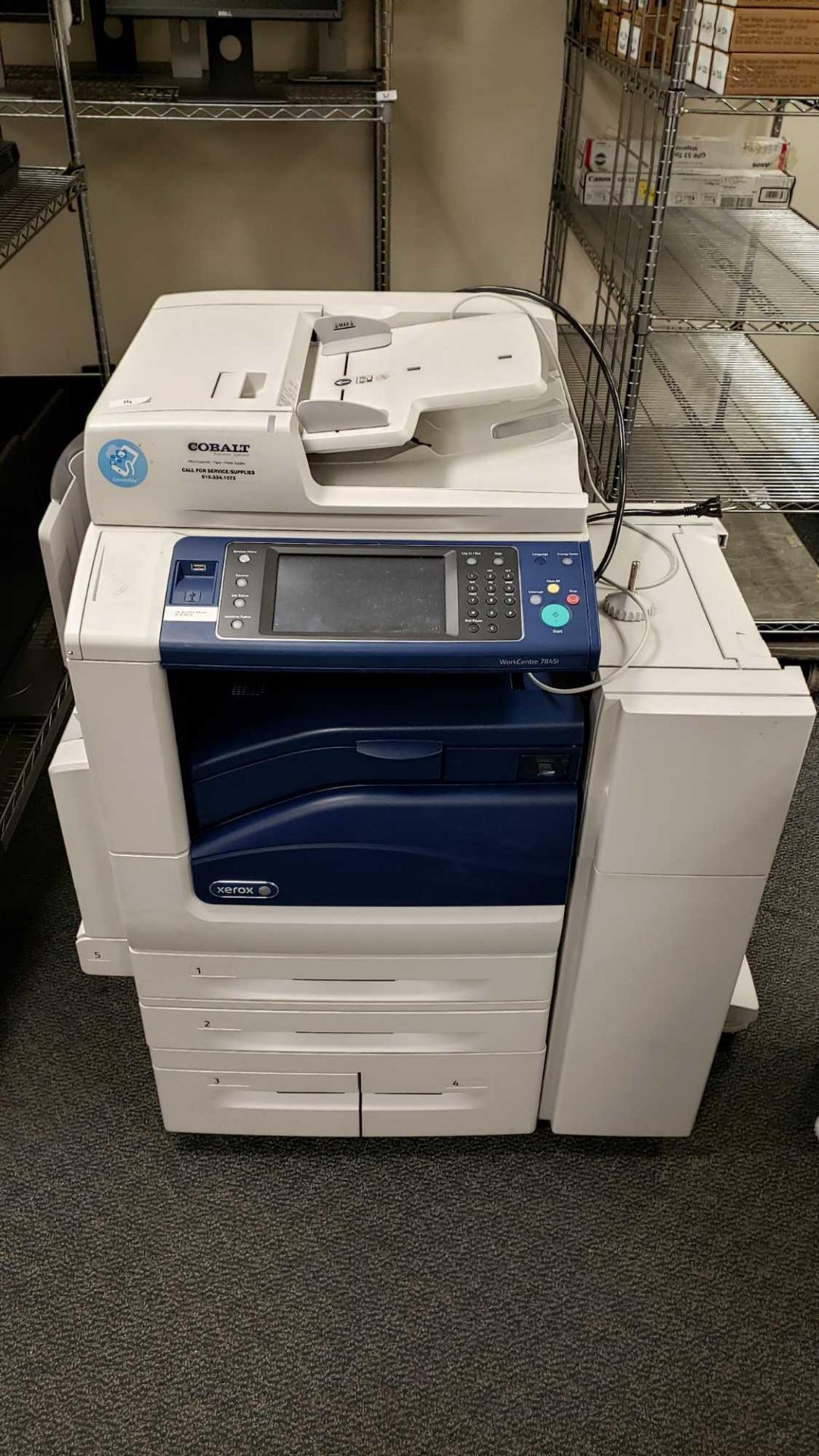 Xerox WorkCentre 7845i Tabloid Color Copier, Printer, Scanner, Fax All-in-One 45PPM