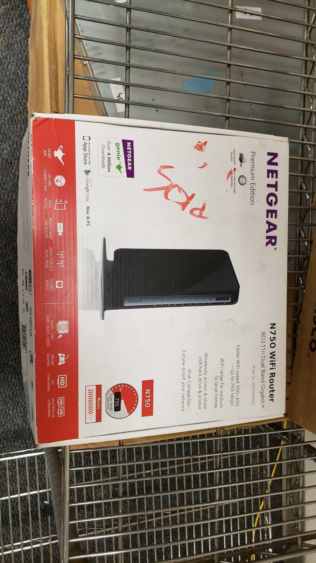 NETGEAR N750 Dual Band 4 Port Wi-Fi Gigabit Router