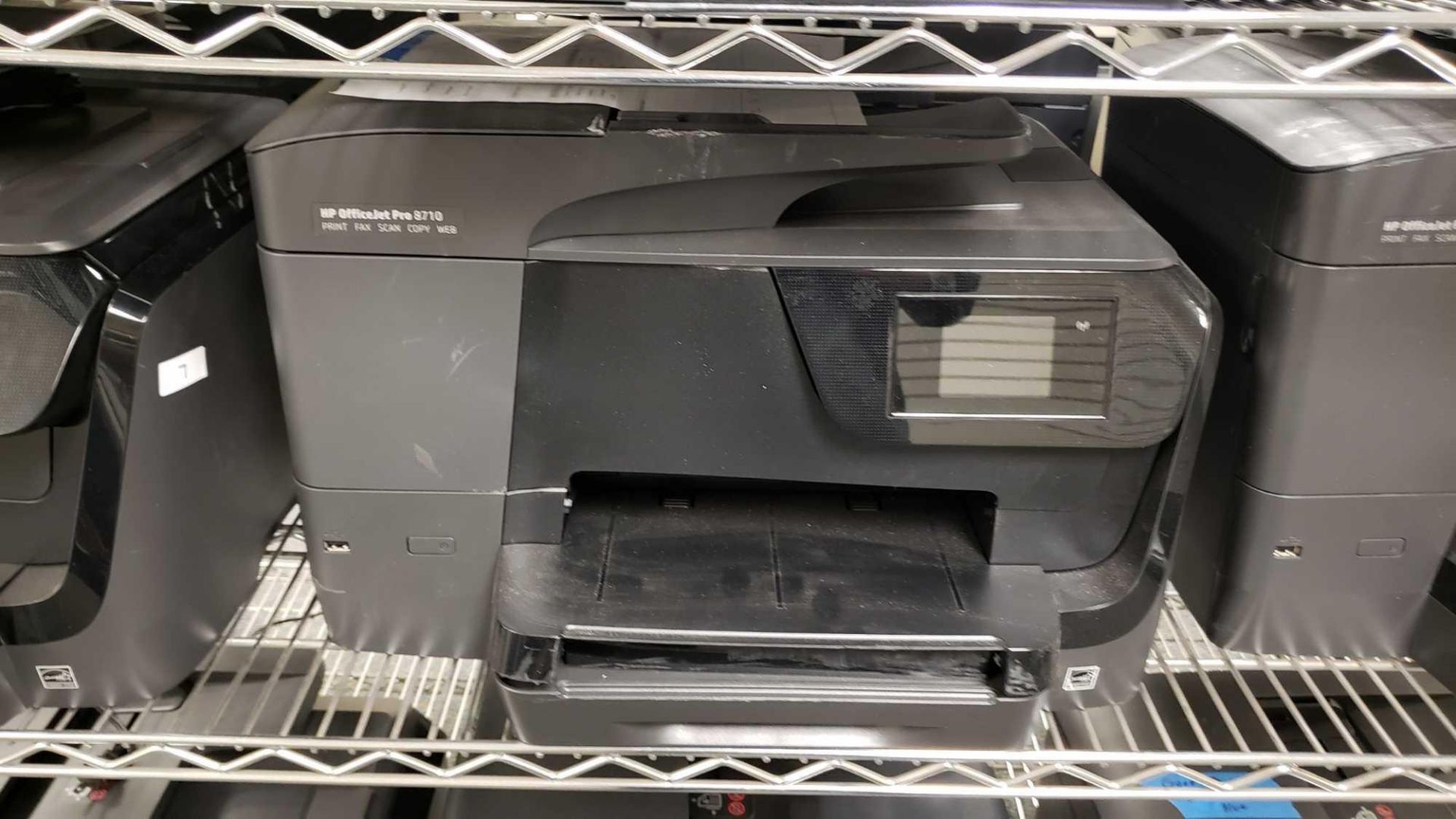 Lot of (3) HP Officejet Pro 8710 Printers - Image 3 of 3