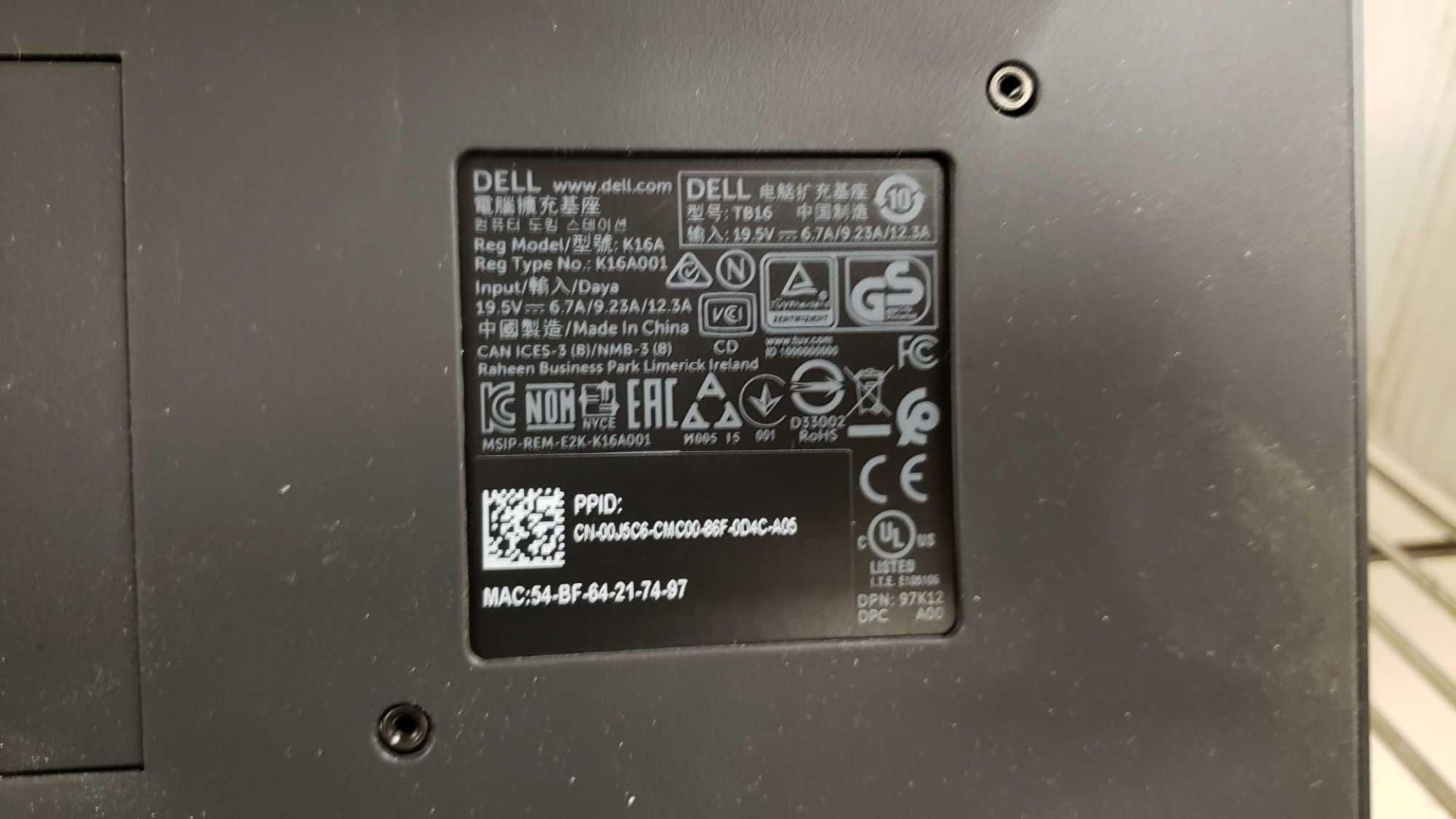 Dell K16A Dock - Image 2 of 2