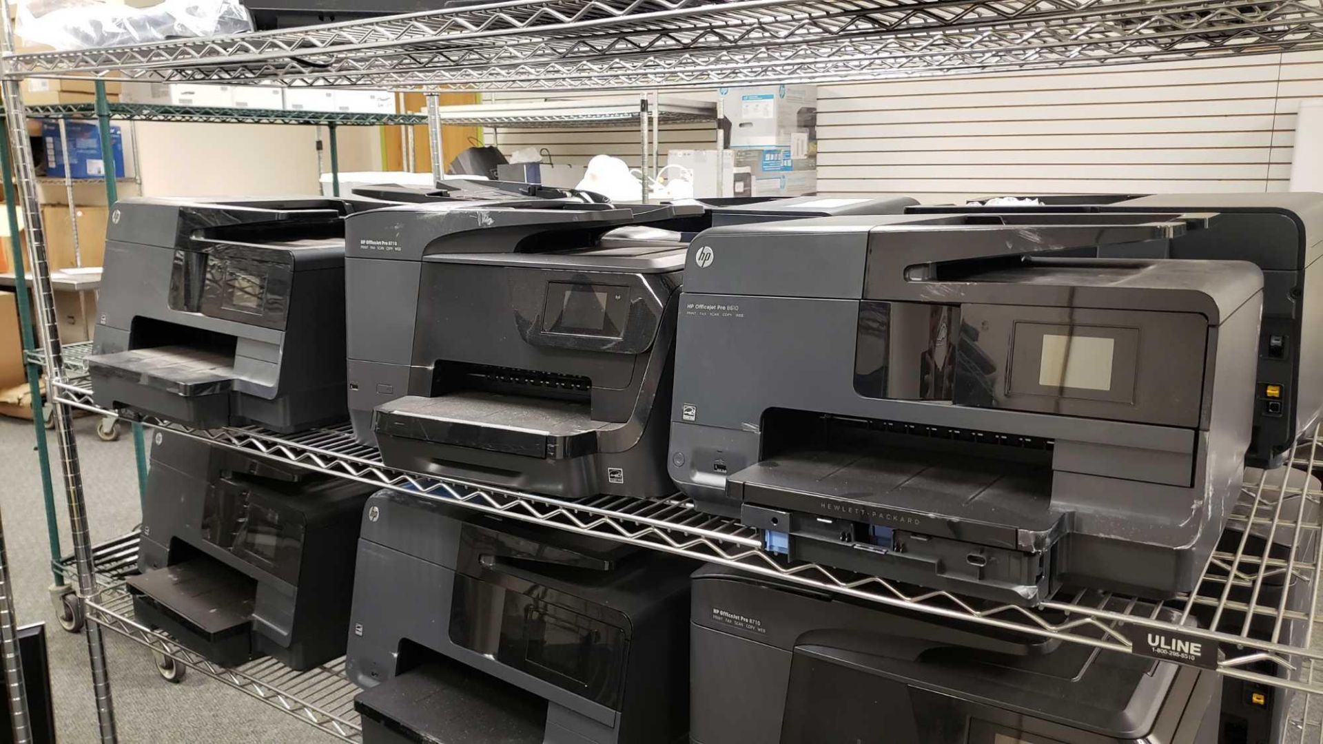 Lot of (3) HP Printers to include (2) HP Officejet Pro 8610 and (1) HP Officejet Pro 8710