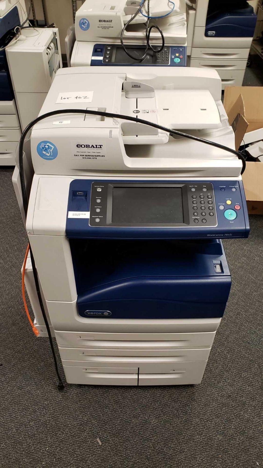 Xerox WorkCentre 7845i Tabloid Color Copier, Printer, Scanner, Fax All-in-One 45PPM