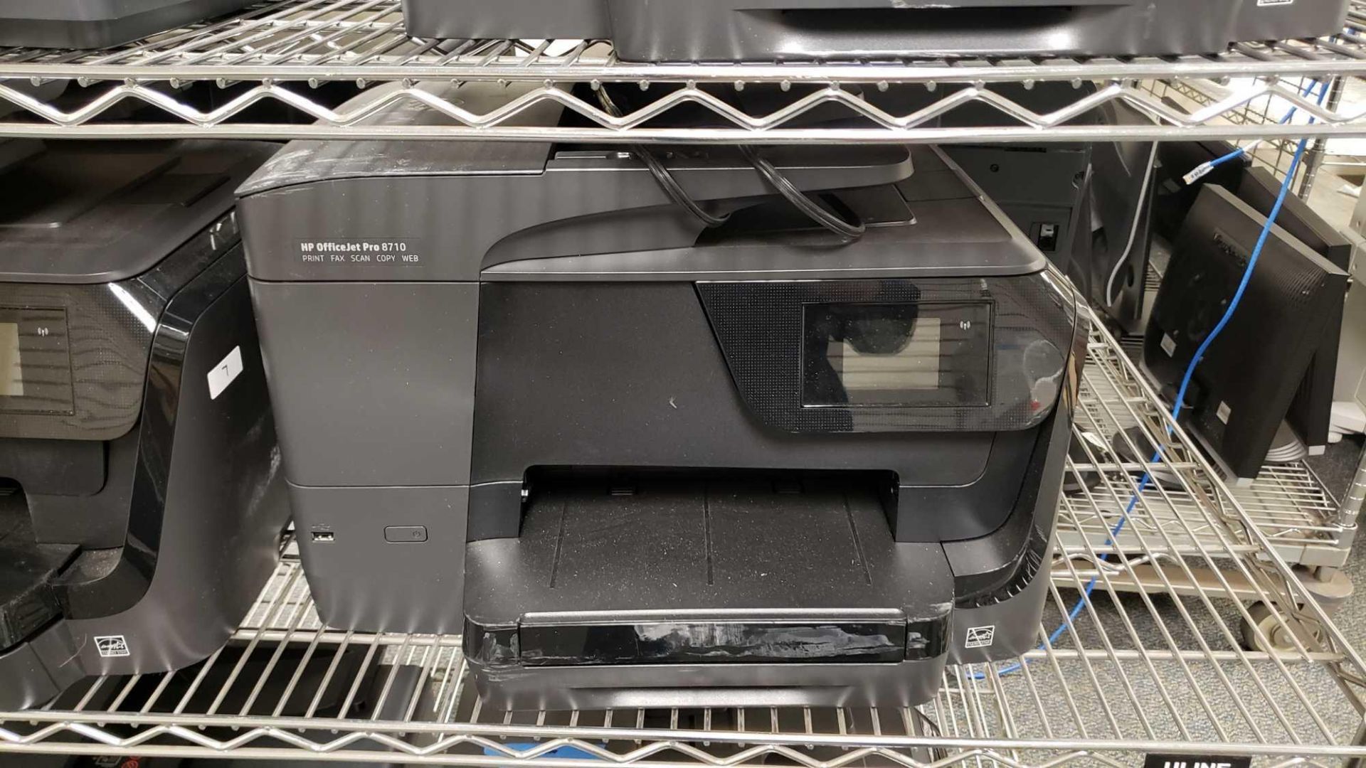 Lot of (3) HP Officejet Pro 8710 Printers - Image 2 of 3