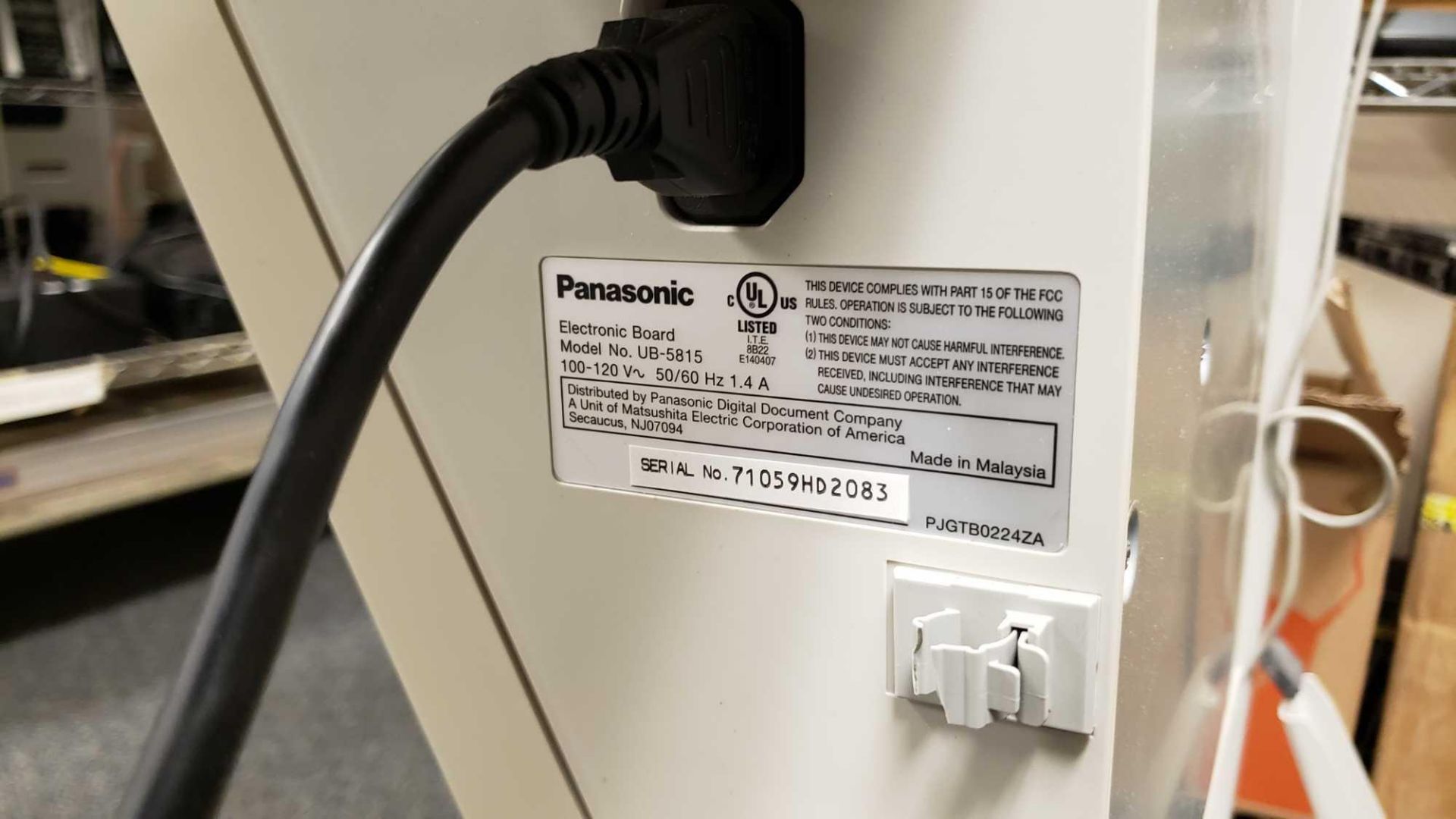 Panasonic Panaboard UB-5815 - Image 3 of 3