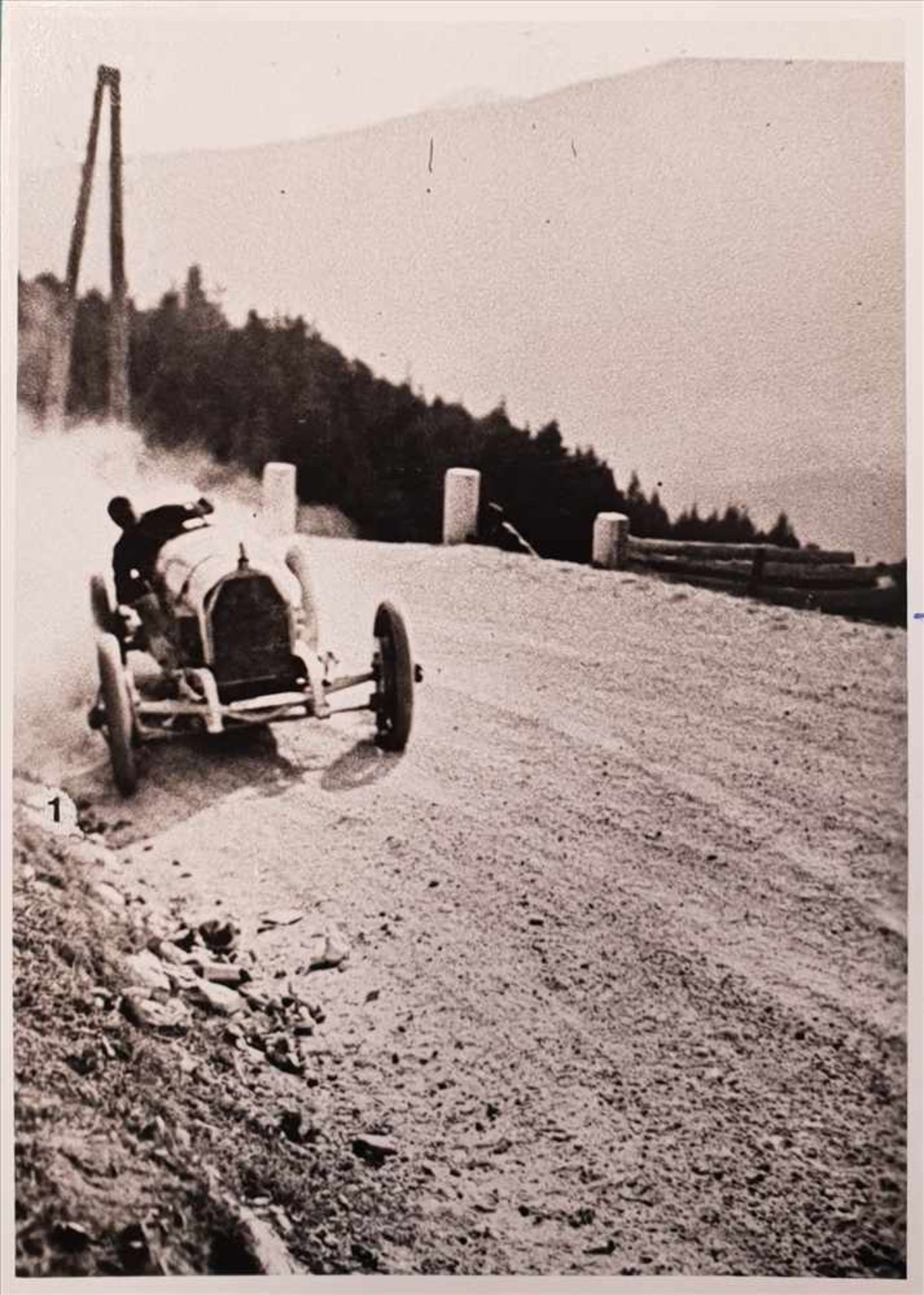 Hans von Stuck am Zirlerberg 1929, 15,5 x 11 cm , Fotograf: Marian Schwabik,Silbergelatineabzug,