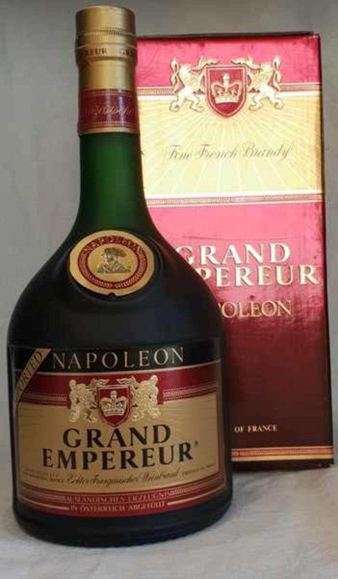Grand Empereur Napoleon ,The french Brandy, im Original Karton, 0,7 Liter (70cl), ungeöffnet