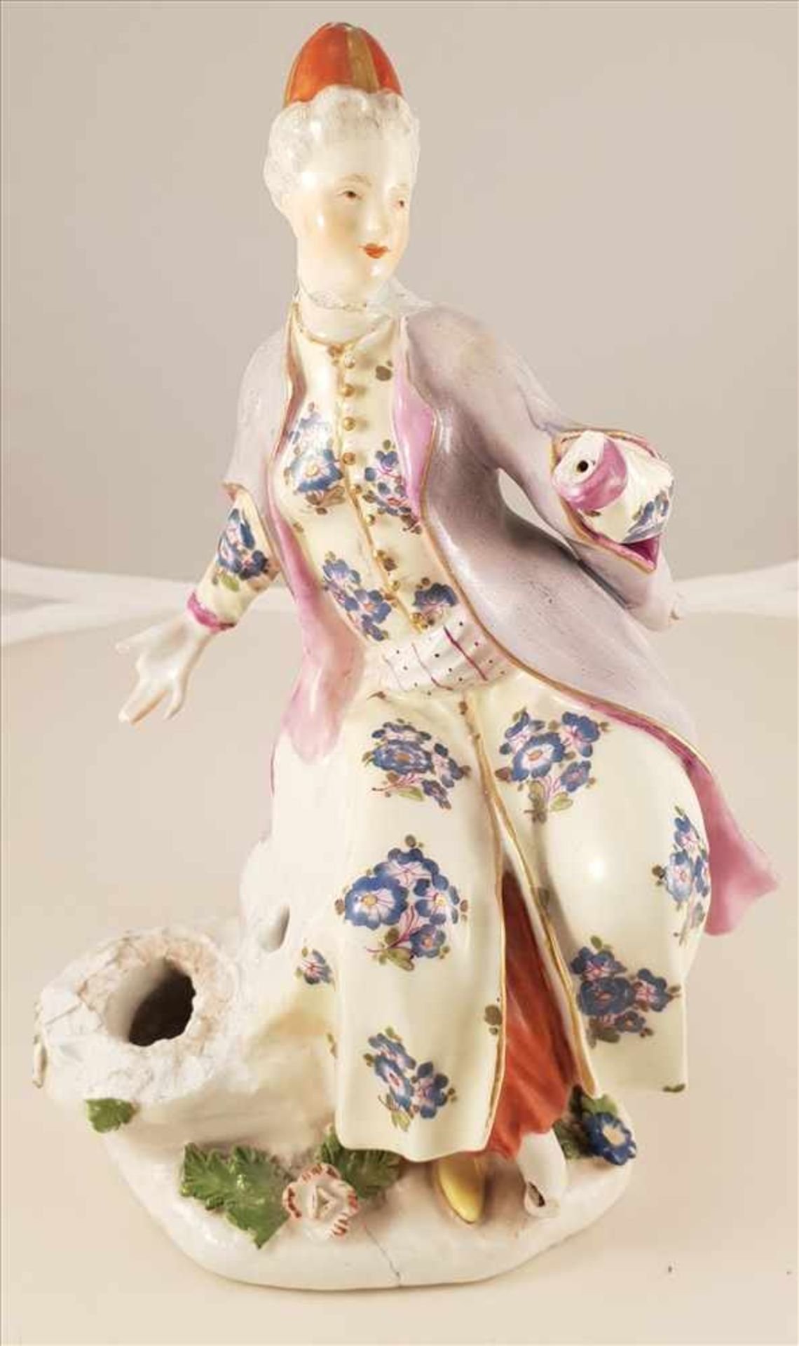 Meissen Figur , Entwurf Johann Joachim Kändler (1706-1775 ), Orientalische Dame, 18. Jhd. , Höhe: