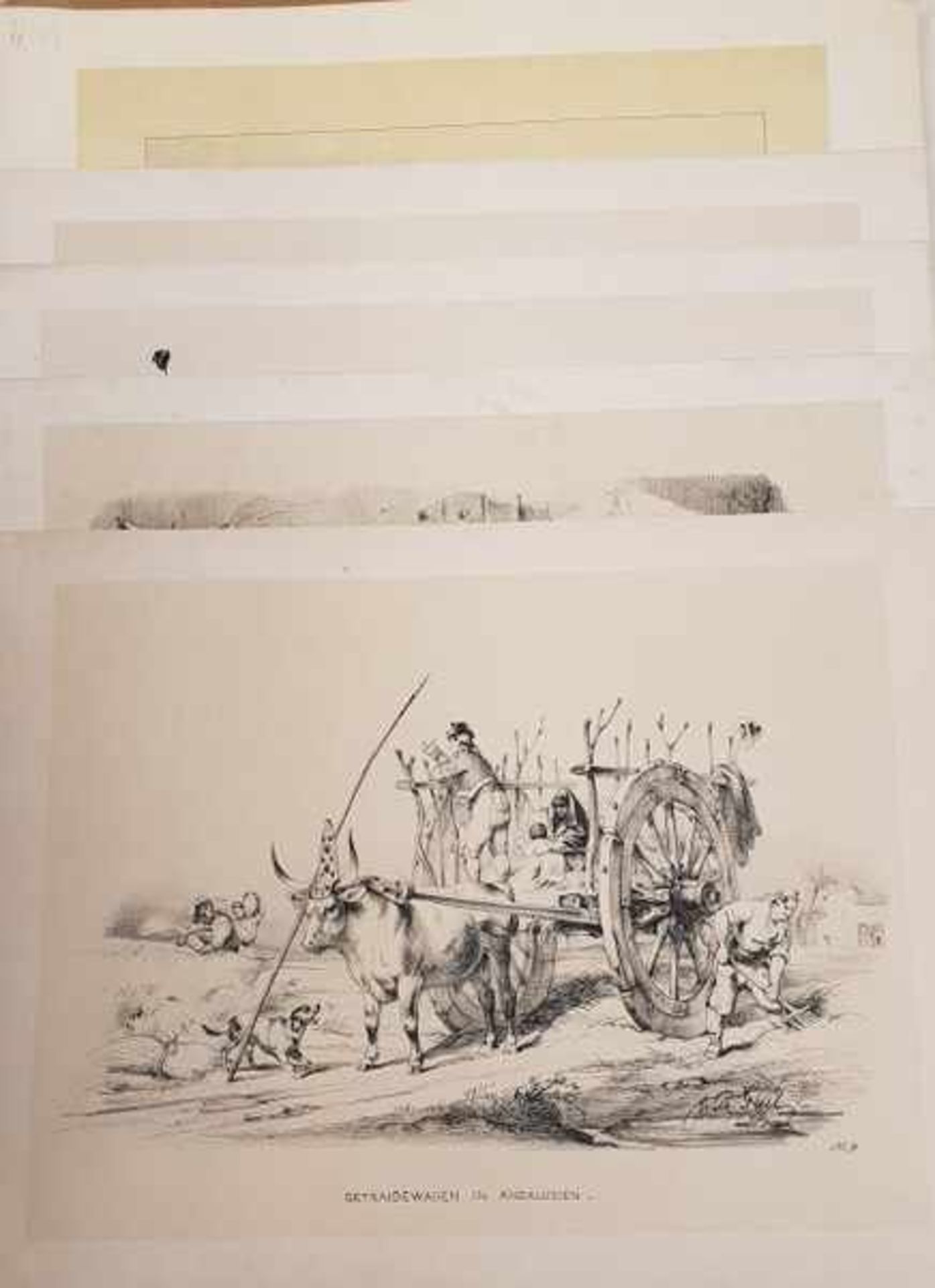 Wilhelm Gail (* 7. März 1804 in München; † 26. Februar 1890 ebenda), Konvolut aus 5 Stück - Image 2 of 2