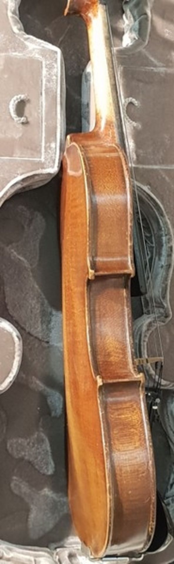 Original Jaeger Geigenkasten mit 4/4 Geige/Violine vermutlich Otto Jäger,Maße Koffer: ca.80x25cm , - Image 4 of 8