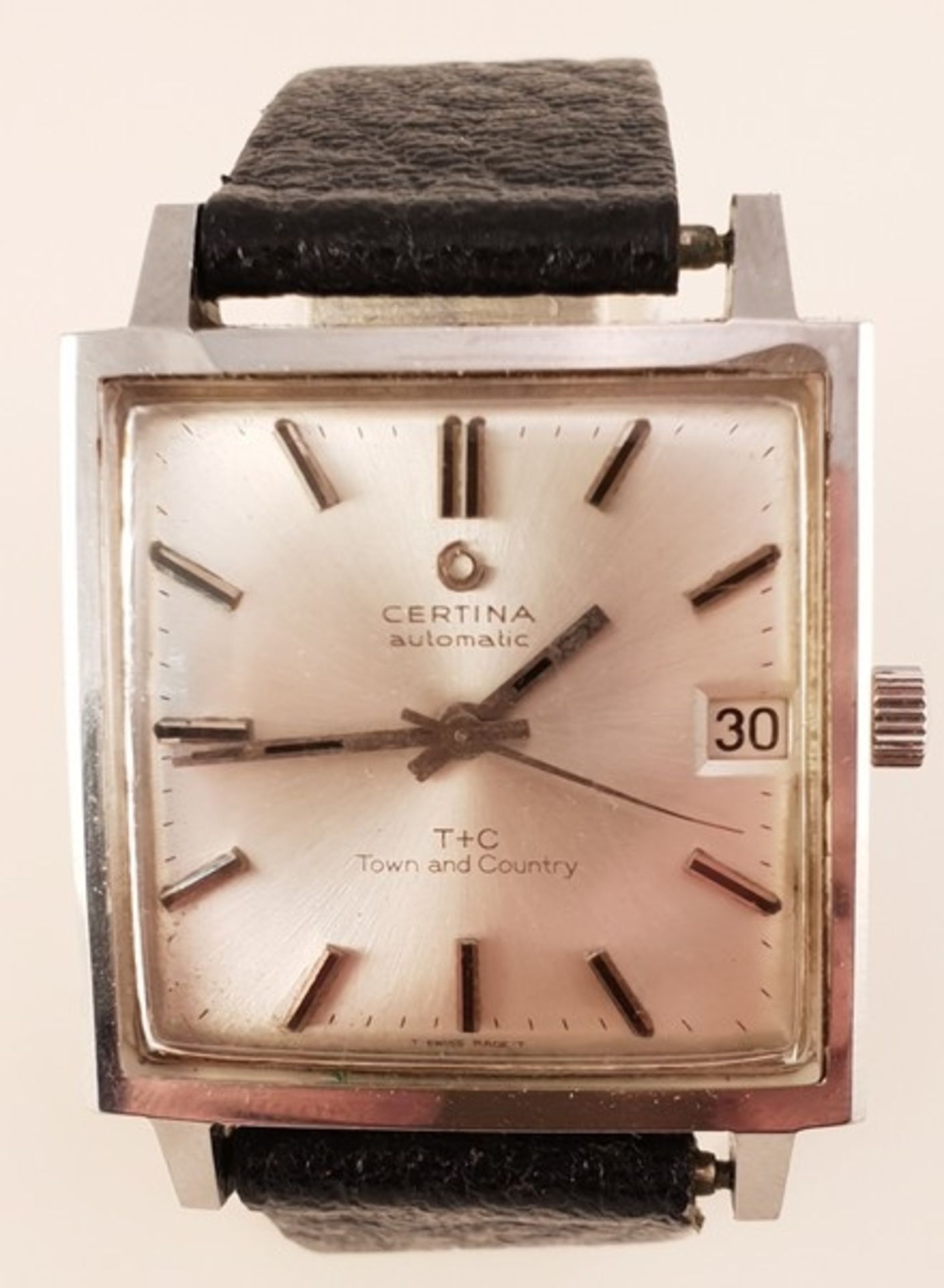 Certina Automatic, Model: T+C Town and Country Herrenarmbanduhr, Stahl, Ref: 5801 115, Gehäusenr: