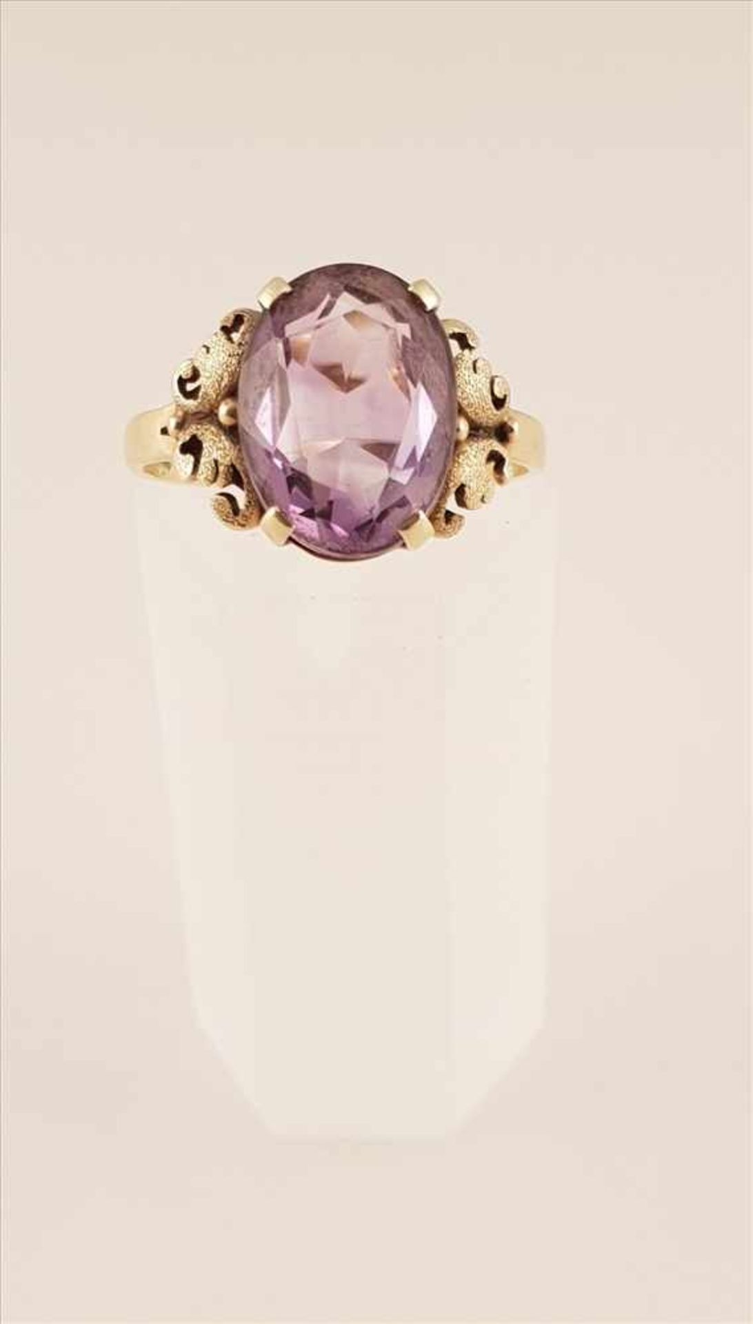 Amethystring ,Gold 585, Amethyst 3 ct, RW58, 3,4g