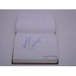 Autograph: An autograph album - numbered 193 containing circa 125 signatures collected in person