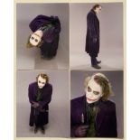 THE DARK KNIGHT / HEATH LEDGER (4 in Lot) - Promotional photos (not Studio stamped) from THE DARK