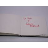 Autograph: An autograph album - numbered 188 containing circa 65 signatures collected in person by