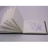 Autograph: An autograph album - numbered 228 containing circa 45 signatures collected in person by