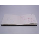 Autograph: An autograph album - numbered 237 containing circa 45 signatures collected in person by