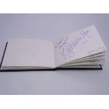 Autograph: An autograph album - numbered 240 containing circa 45 signatures collected in person by