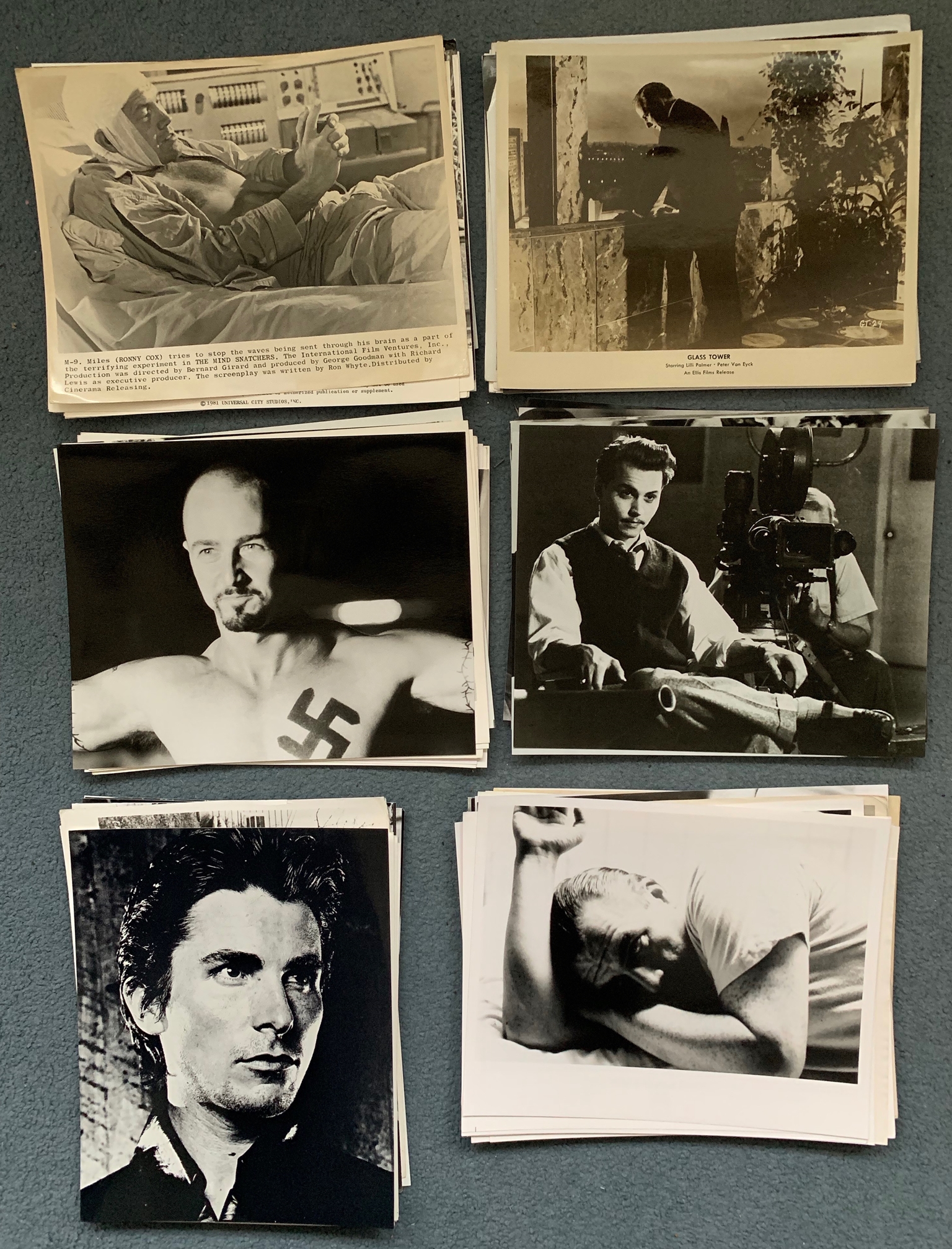 BLACK & WHITE STILLS LOT x 110+ - Selection of black & white photographs (promotional & character)