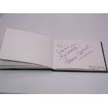 Autograph: An autograph album - numbered 208 containing circa 45 signatures collected in person by