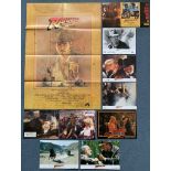 INDIANA JONES LOT - To include RAIDERS OF THE LOST ARK (1981) Official Film Poster Magazine (