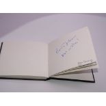 Autograph: An autograph album - numbered 184 containing circa 55 signatures collected in person by