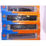 HO GAUGE - A group of European Outline passenger c