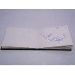 Autograph: An autograph album - numbered 232 containing circa 45 signatures collected in person by