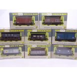 OO GAUGE - A group of mixed WRENN wagons as lotted