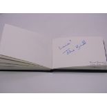 Autograph: An autograph album - numbered 222 containing circa 45 signatures collected in person by