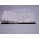 Autograph: An autograph album - numbered 233 containing circa 45 signatures collected in person by