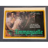 EMMANUELLE (1974) - British UK Quad - SYLVIA KRISTEL - 30" x 40" (76 x 101.5 cm) - Folded (as