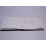 Autograph: An autograph album - numbered 234 containing circa 45 signatures collected in person by