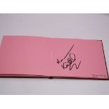 Autograph: An autograph album - numbered 185 containing circa 30 signatures collected in person by