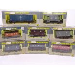 OO GAUGE - A group of mixed WRENN wagons as lotted