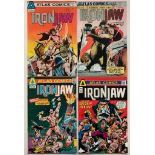 IRONJAW #1, 2 , 3 & 4 (4 in Lot) - (1975 - ATLAS) NM (Cents Copy/Pence Stamp) - First appearance