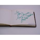 Autograph: An autograph album originally part of the Laurie Butcher Collection - numbered 61