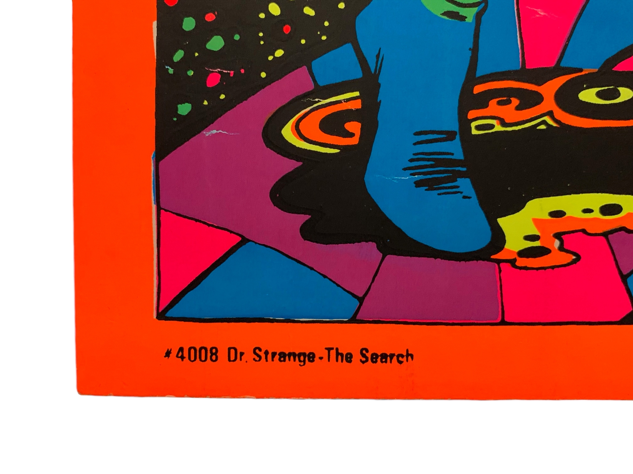 DOCTOR STRANGE - THE SEARCH (1971) - Marvel Third Eye 'Black Light' poster #4008 - Poster designed - Image 2 of 3