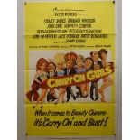 CARRY ON GIRLS (1973) - UK/International One Sheet Movie Poster - ARNALDO PUTZU artwork - (27" x 40"
