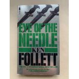 SIGNED BOOKS: EYE OF THE NEEDLE: KEN FOLLETT - Paperback (8th edition, 1988) - SIGNED & DEDICATED by