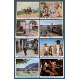 BUTCH CASSIDY & THE SUNDANCE KID (1969) - Full set of 8 x British/UK Front of House Stills - 10" x