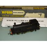 OO GAUGE: WRENN RAILWAYS: A W2205 0-6-0 STEAM TANK LOCOMOTIVE IN BR BLACK LIVERY - VG in F/G BOX