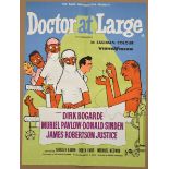 DOCTOR AT LARGE (1957) - MOVIE LIFT BILL (22" x16.5” - 56cm x 42cm) - contained within ad sales