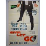 NEVER LET GO (1960) - UK One Sheet Movie Poster - 27" x 40" (68.5 x 101.5 cm) - Folded, Fine