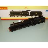 OO GAUGE: HORNBY: A R2403 DCC READY 4-6-0 STEAM LOCOMOTIVE IN BR BLACK LIVERY named 'DERWENT GRANGE'