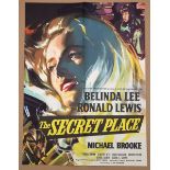 THE SECRET PLACE (1957) - MOVIE LIFT BILL (22" x16.5” - 56cm x 42cm) - contained within ad sales