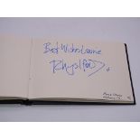 Autograph: An autograph album originally part of the Laurie Butcher Collection - numbered 139